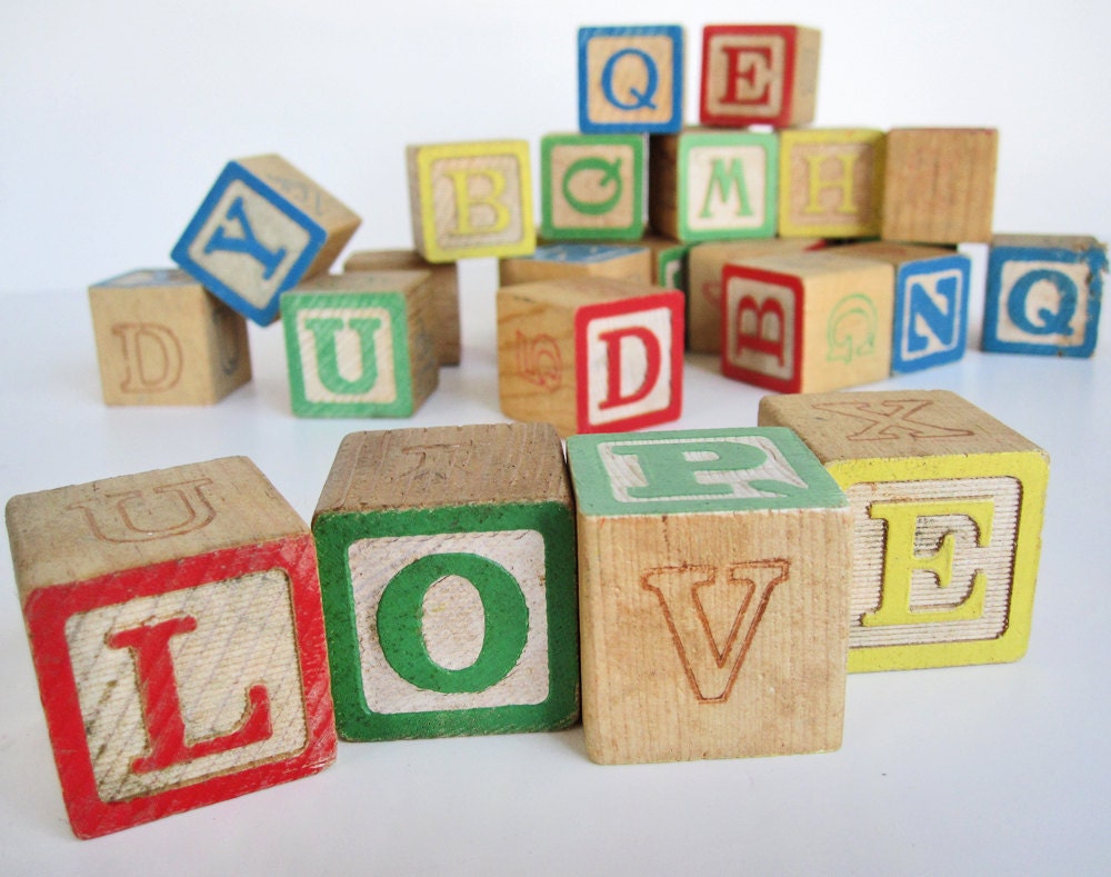 huge alphabet blocks