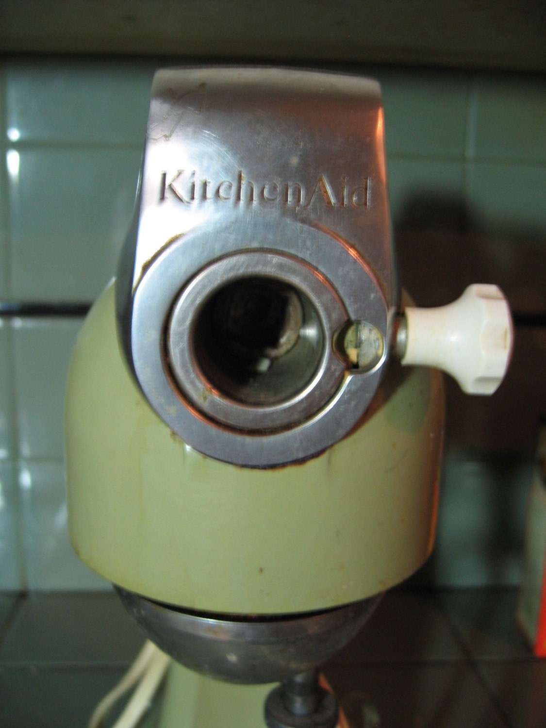 Vintage Avocado Green KitchenAid Heavy Duty Mixer