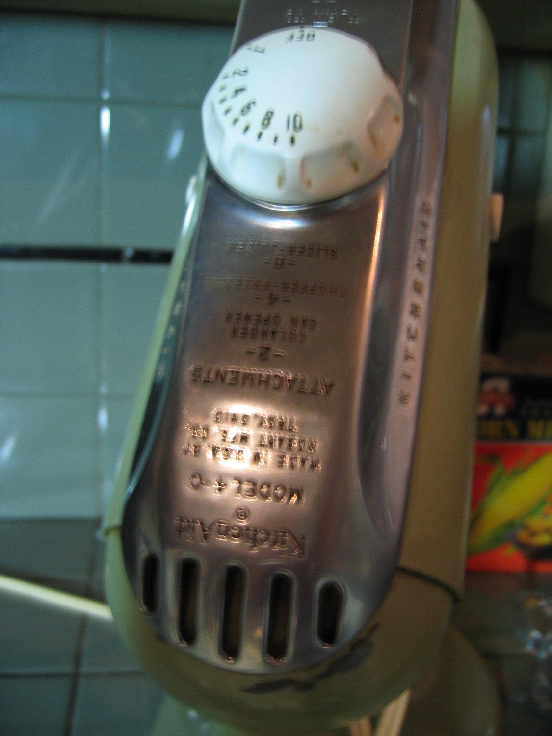 Vintage Avocado Green KitchenAid Heavy Duty Mixer