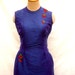 1960s Royal Blue Silk Dress (Couture-Quality)