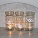Wedding Decoration LOVE, TRUST, PASSION...Three upcycled vintage fowlers No 20 bottle.