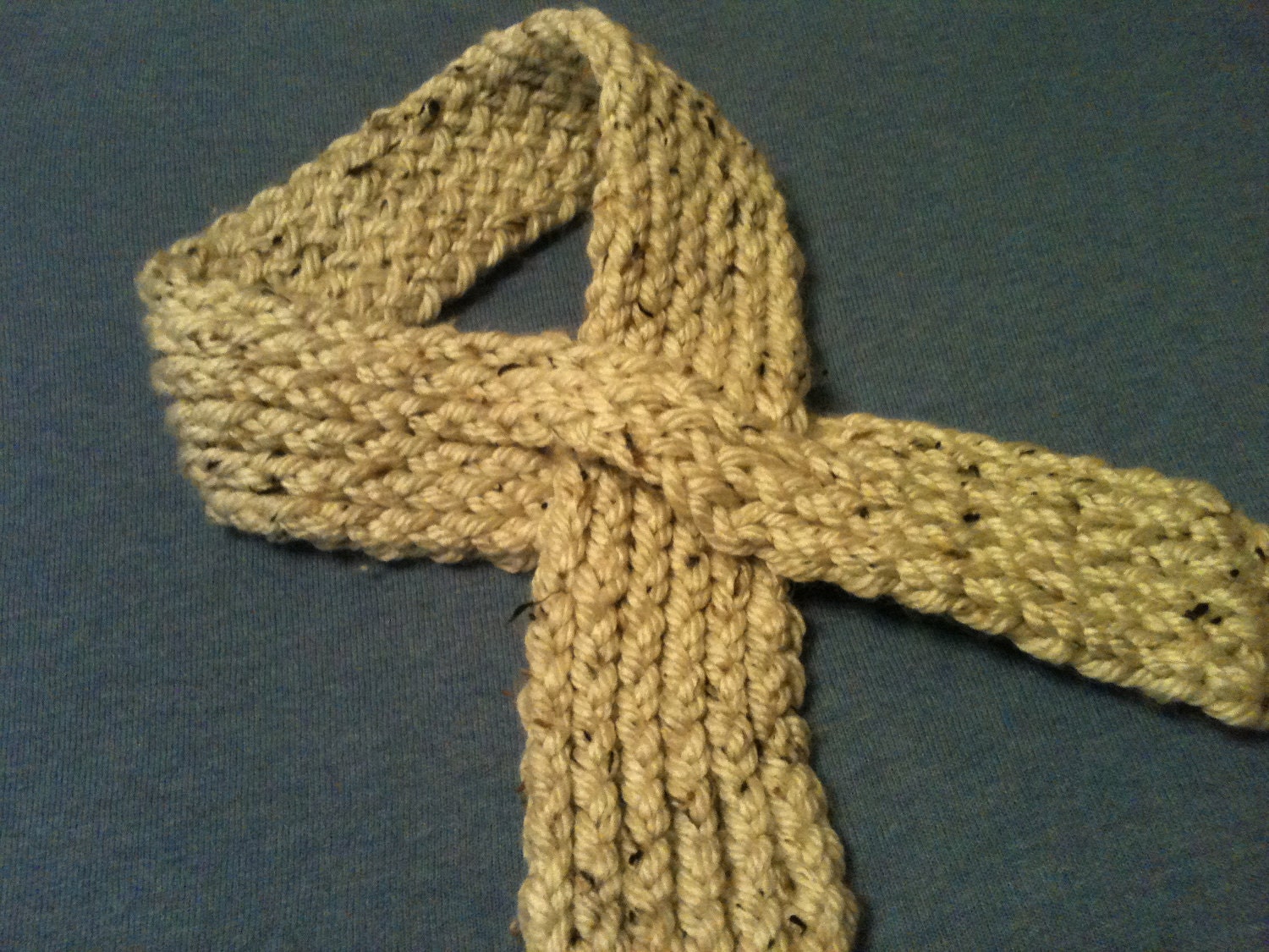 Loom Knit Keyhole Scarf PATTERN from GoodKnitKisses on Etsy Studio