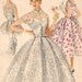 1950s Dress Pattern - Full Skirt Sleeveless Sun or Day Dress & Bolero 34" Bust