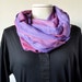 lnfinity scarf orchid striped..loop Scarve ,stripes , soft...Accessories...Eternity...Ideal complement ...VI