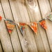Unique 'fall' canvas garland / banner - great for parties, weddings or home and nursery decor