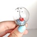 Glass Globe Ring, Clay Sail Boat, Paper Clay, Cyber Monday Sale