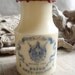 reserved for GELUK vintage traditional french glass container moutarde mustard