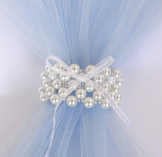 Wedding Napkin Rings Pearls Napkin Rings Beaded Napkin