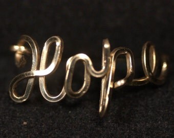 Hope Ring in 14K Gold Fill Wire