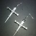 Gates Of Babylon Cross Dagger Earrings