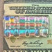 Dichroic Money Clip - Chunky Diamonds Layered Clear Fused Glass - Changing Colors