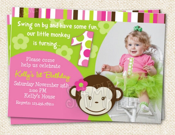 Mod?Les Invitations Girls Party 2