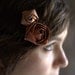 Leather Rose Clip II