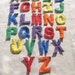 Rag Letters, ABC's in Primary Colors, Capital Letters, Educational Toy, Tactile Learning Fun