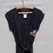 Reserved listing...80's Tropical bird printed black dress