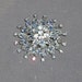 Large Weiss clear rhinestone brooch