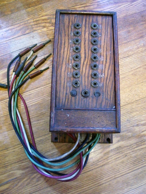 Antique Telephone Switchboard Flemington NJ by stonecottagemill