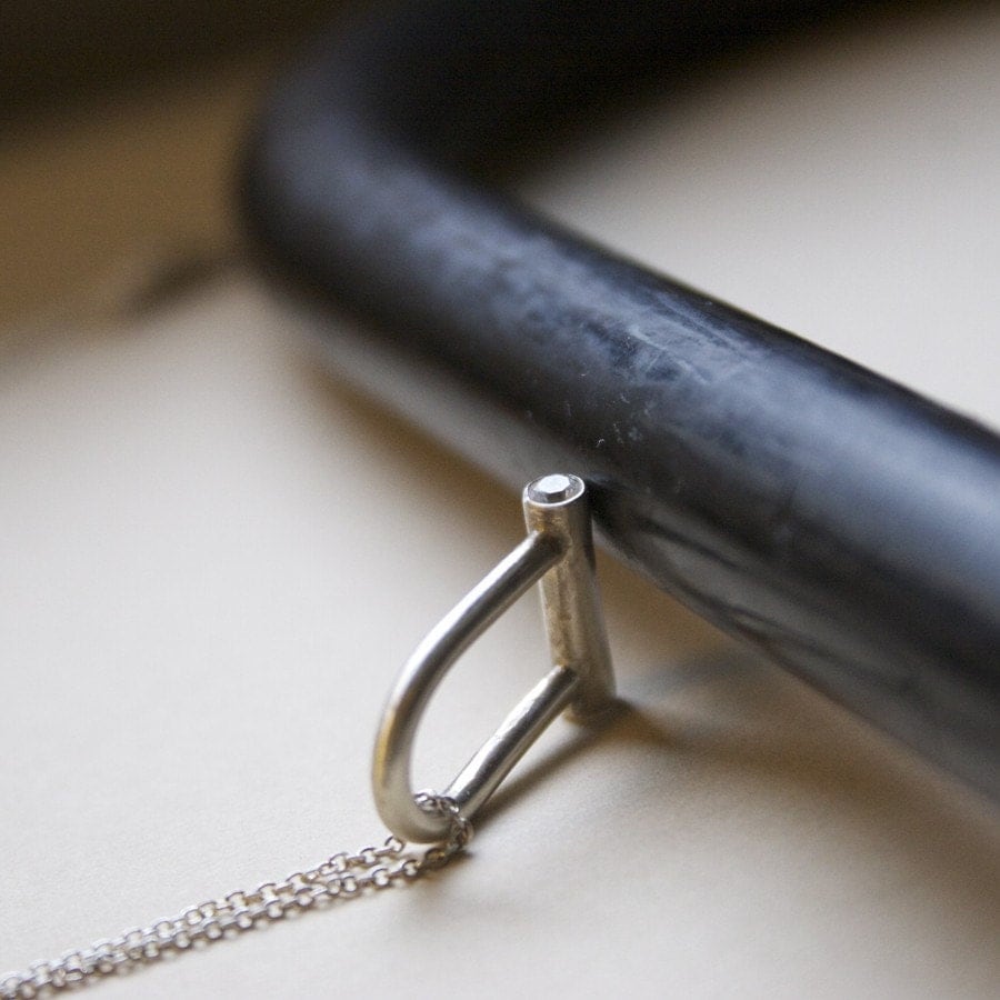 IN STOCK Blingin Bike Lock Necklace