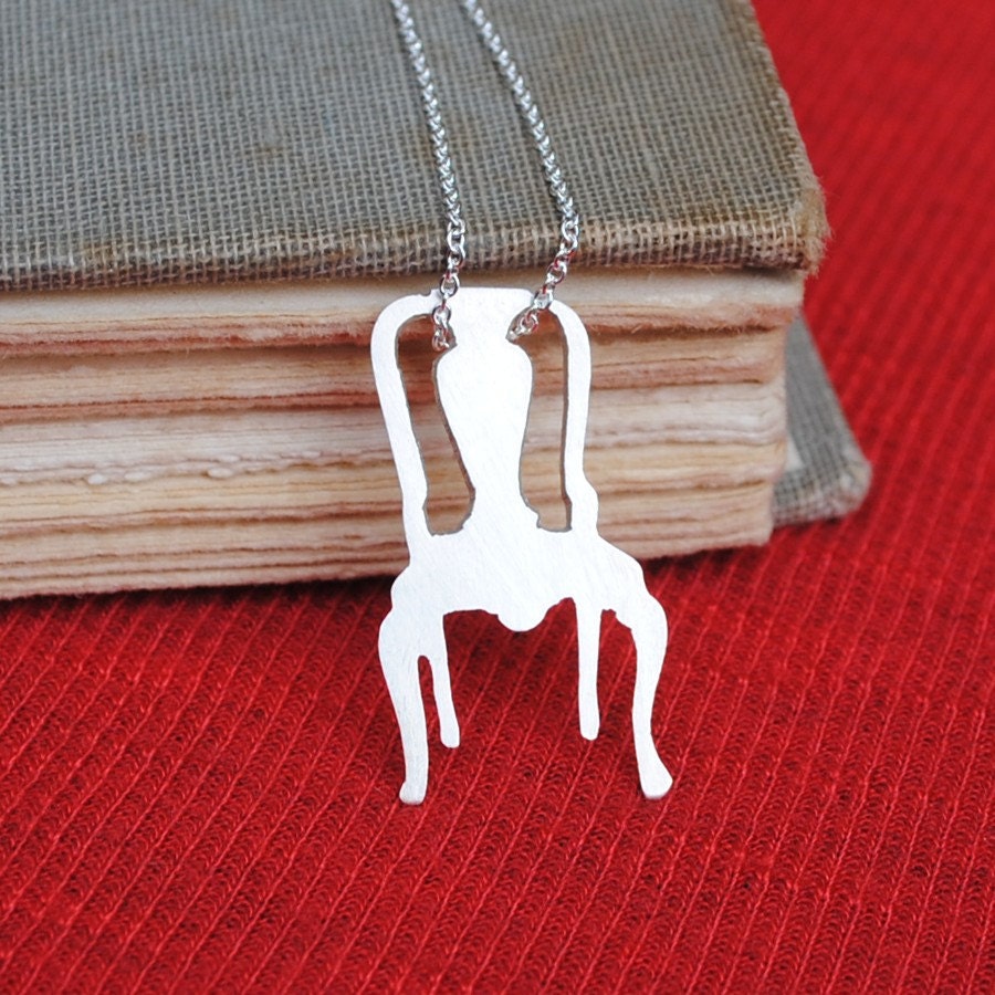 Antique Queen Anne Chair Necklace