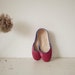custom listing for Tammy, size 39. soft leather ballet flats. La vie en rose.