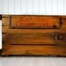 Vintage Wood Crate / Shipping Crate / Industrial Storage