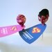 Super Hero Inspired Personalized Lollipop Favors - Set of 20