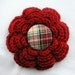 Red & Tartan Corsage