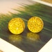 Glitter Series - Yellow Citrine Stud Earrings (E358)