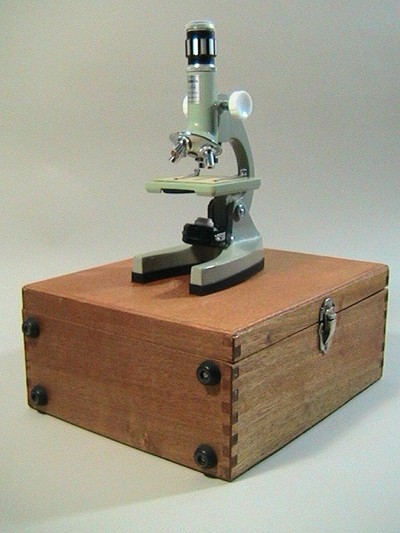 Vintage TASCO Zoom Microscope Kit por WurdeSeinVintage en Etsy