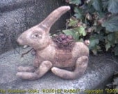 PDF Primitive Rose Hip Rabbit Spring  E-pattern  Easter OFG FAAP