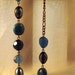 ON SALE Terrific Brass Tone Necklace with Blue Beads