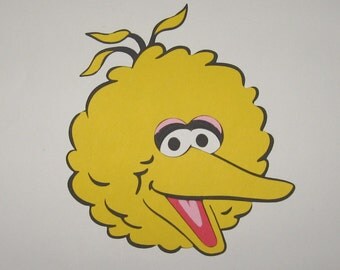 Sesame Street Big Bird Inspired Die Cut