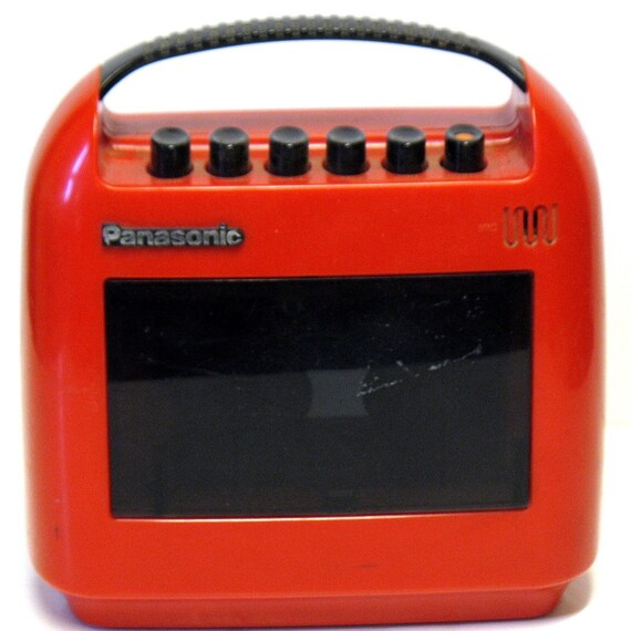 Items similar to Vintage Panasonic Red Cassette Player Portable Music