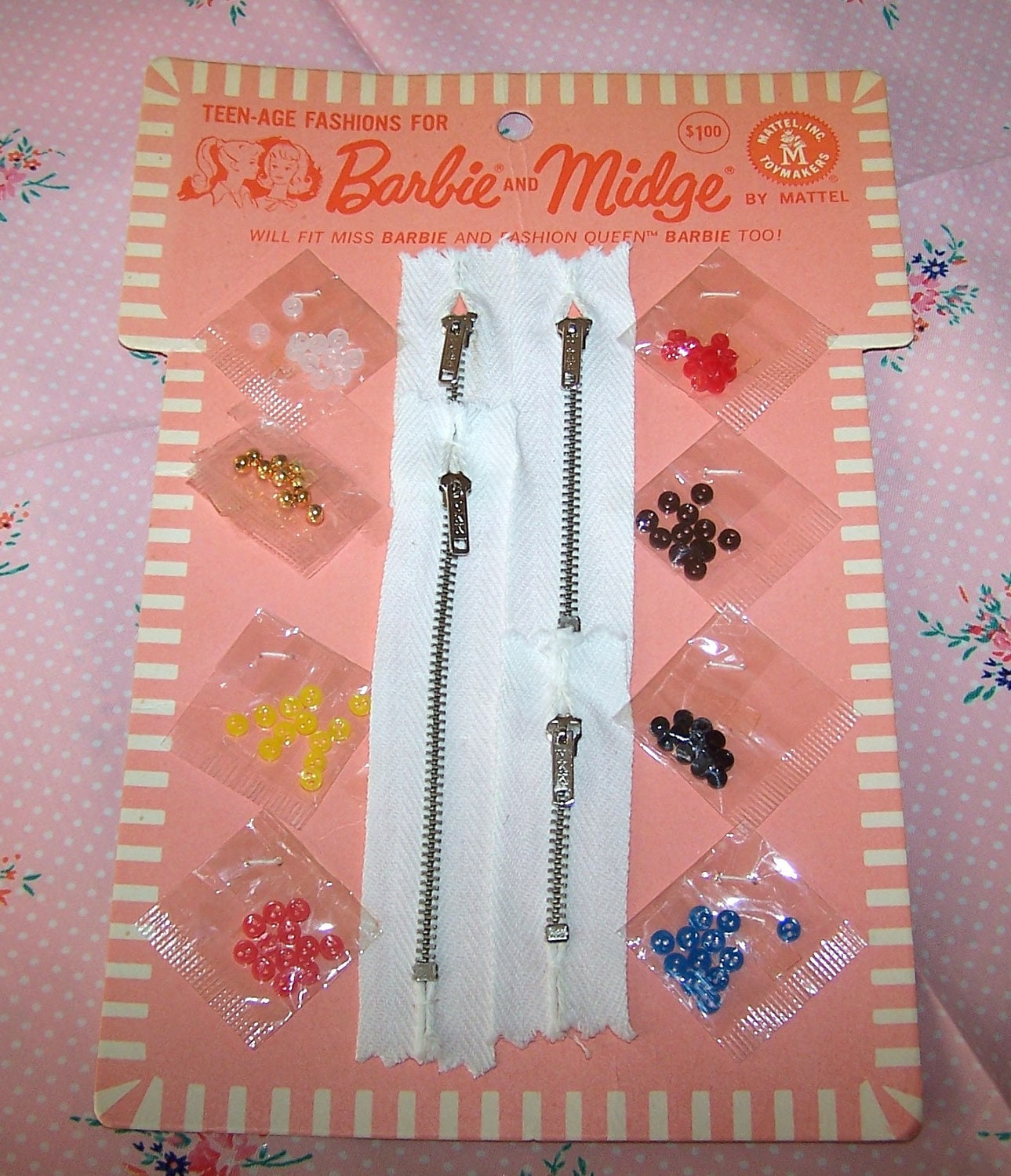 Vintage Barbie Mattel Sewing Pack Sewing Supplies for