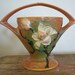 Vintage Roseville Pottery Magnolia Brown Vase