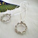 Vintage Rhinestone Repurposed Wedding Earrings Mothers Day Bride Gift Jeweled One of A Kind