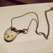 Lock Necklace Brass Vintage Repurposed One of A Kind
