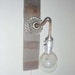 Anthropologie Inspired upcycled vintage wall sconce with all new electrical components including standard plug NO WIRING REQUIRED