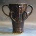 Multi-handled Black "Friendship" Mug