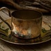 Silver Plate Espresso Cup and Saucer