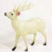Large Occupied Japan Celluloid Reindeer with Black Eyes