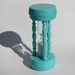 Turquoise Plastic Hourglass Egg Timer