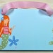 Pottery Barn Mermaid Hand Painted Personalized Wooden Door Sign