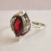 Sterling Silver .925 Garnet Ring