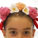 Frida Kahlo style crochet headdress