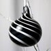 limited edition black and white ornament - number 1