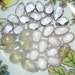 Pastel Princess Pink Lot of 30- AA-AAA Rose Quartz, Pink Amethyst and Mystic pearl chalcedony faceted pear briolettes