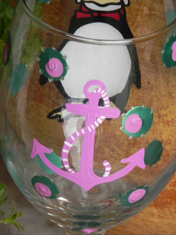 Anchor Wine Glass