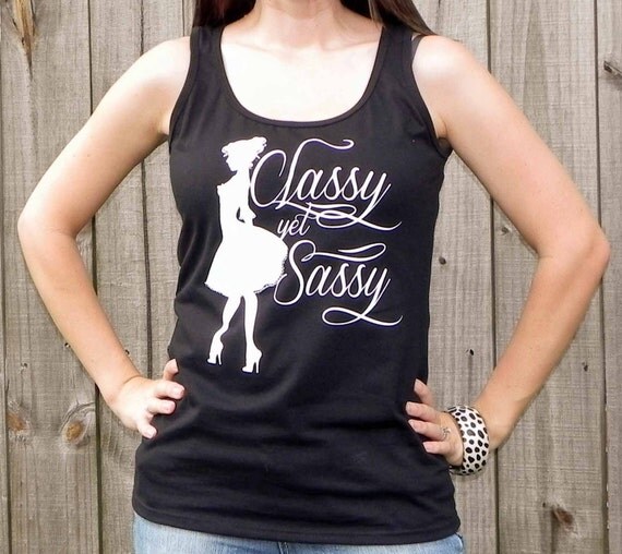 Medium- Classy Yet Sassy Tank