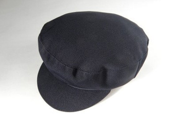 OLD DAYS Vintage Navy Blue Newsboy/Paperboy Hat